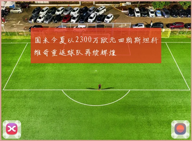 国米今夏以2300万欧元回购斯坦科维奇重返球队再续辉煌